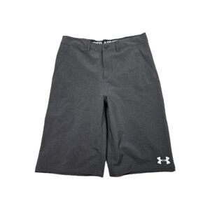 Boys Under Armour Shorts Asphalt Heather Size 18 30x11 New